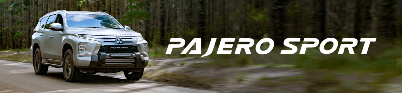 Pajero Sport test drive banner image